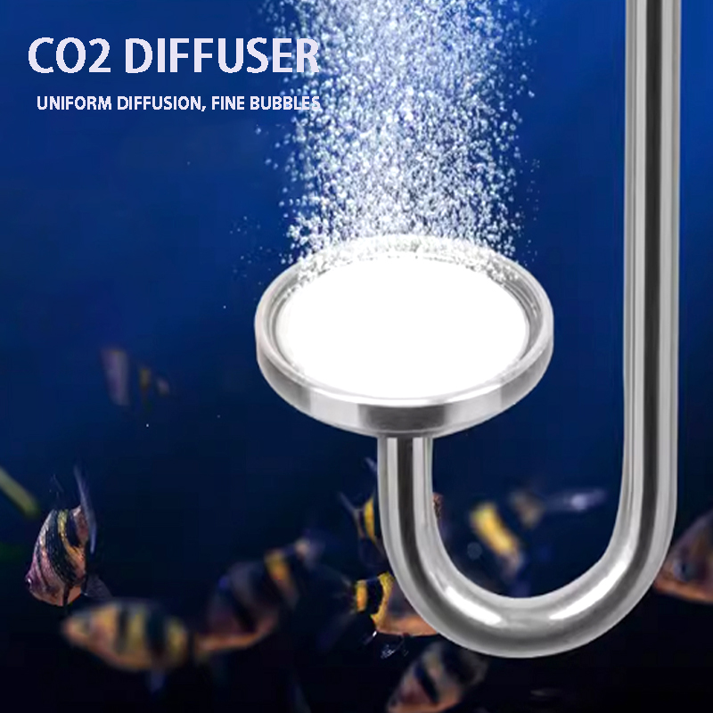 Aquarium Liquid Carbon - Akuarium CO2 Nebulizer aluminium Aloi +