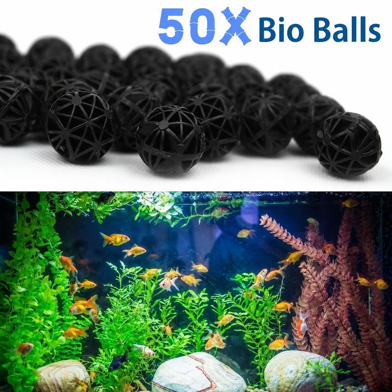 50 Buah Bola Filter Bio Akuari - Aquarium Fertilizer ulasan dan harga