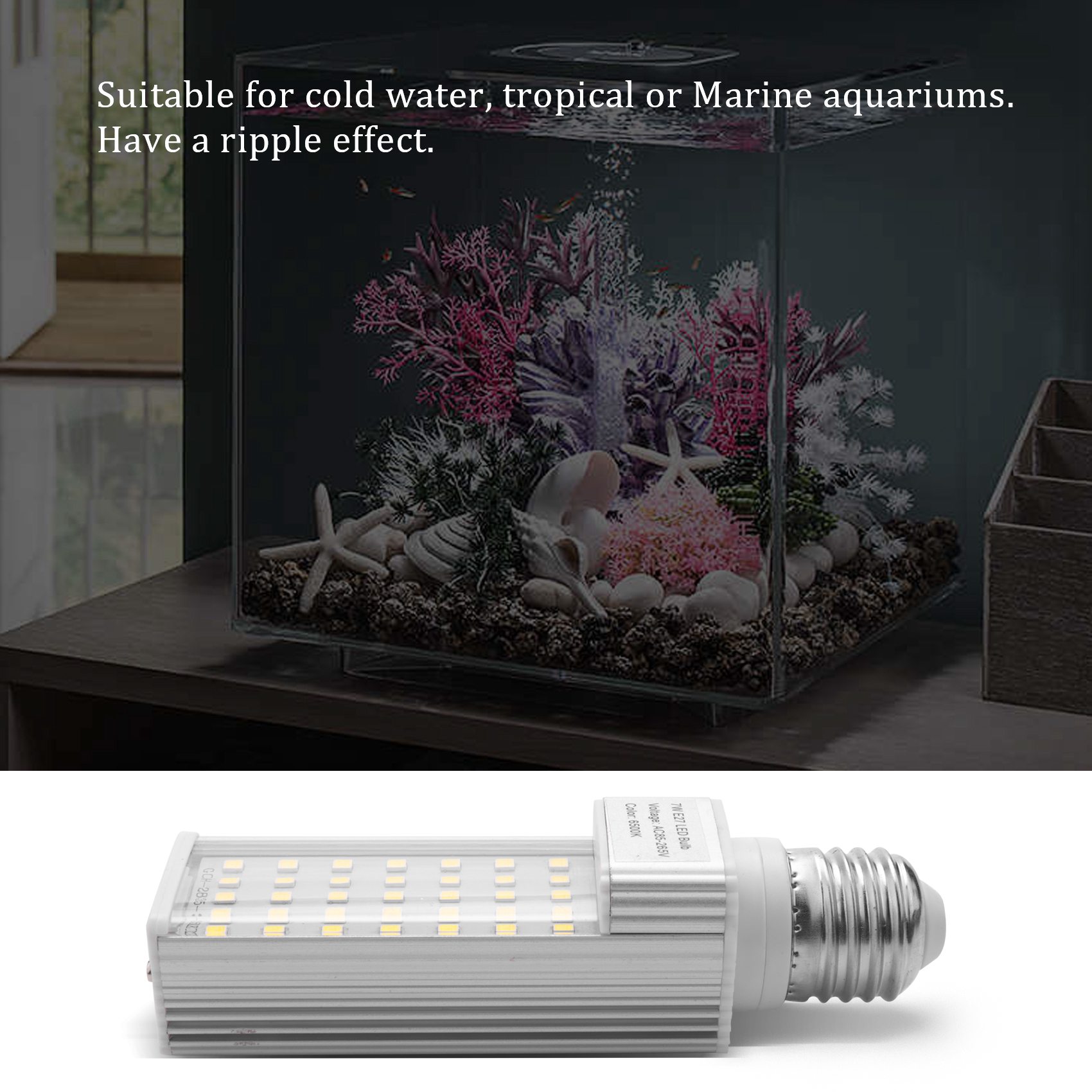 Lampu LED Akuarium Tanaman Put - Aquarium Plant Light ulasan dan harga