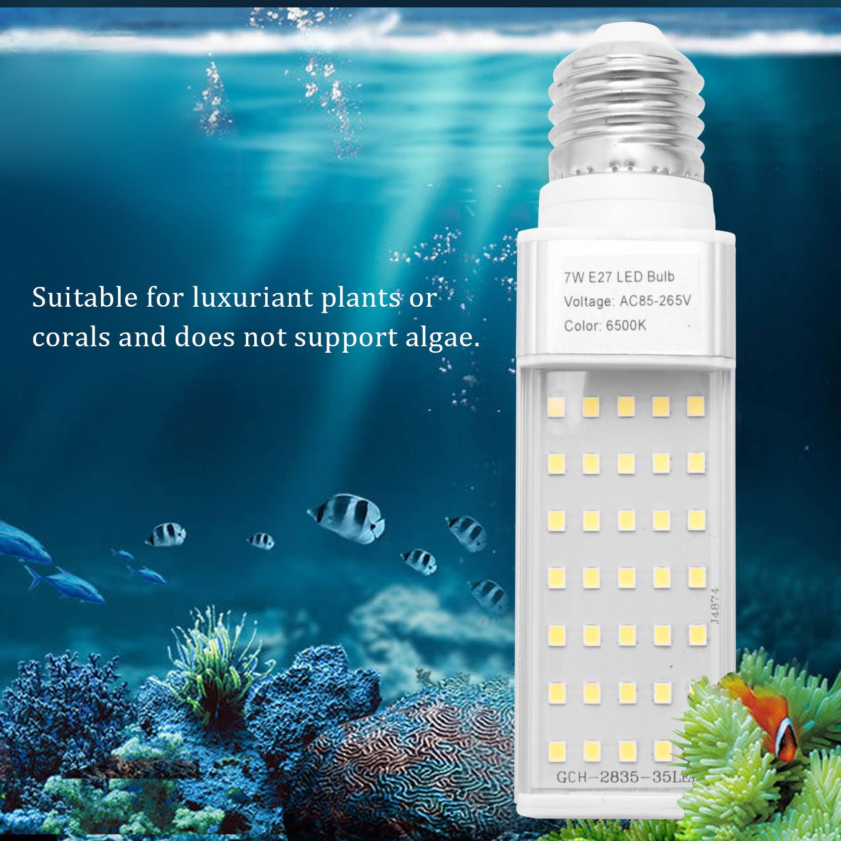Lampu LED Akuarium Tanaman Put - Aquarium Plant Light ulasan dan harga