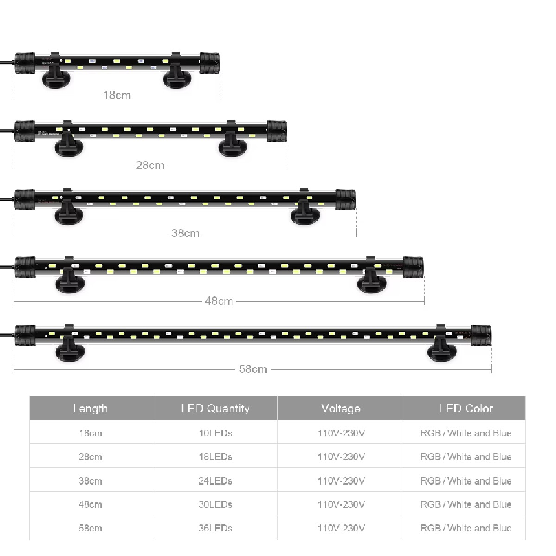Lampu Akuarium LED 220V, Tahan - Aquarium Plant Substrate ulasan dan harga
