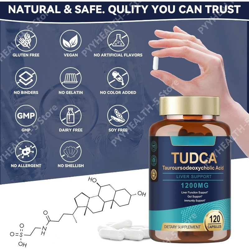 Garam Empedu TUDCA, 120 Kapsul - Planted Tank ulasan dan harga